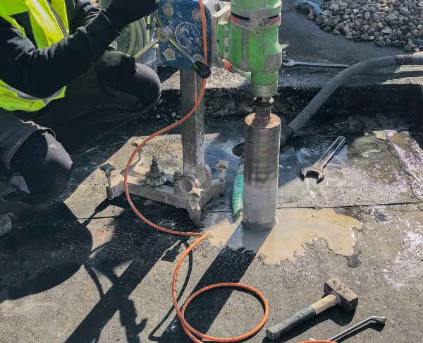 Slab Core Drilling