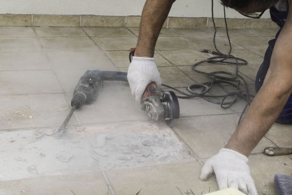 Basement Floor Sawing in Vista
